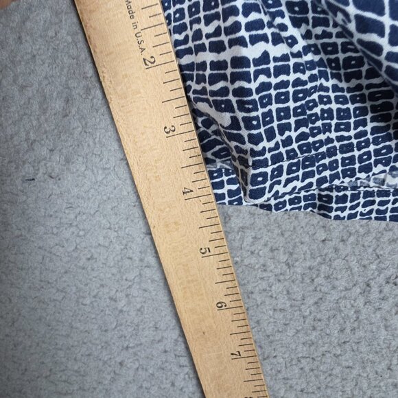 PrAna Tessie Shorts Womens Size Large Blue Thatch Black White Pull On Summer NWT - Picture 9 of 12